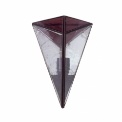 Aplique Piramide Violeta 1xe27 28×202091