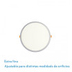 Downlight 8w 4000k Blanco Lejania 1x12x12 Cm 760lm Empotrar Corte Ajustable 5-10,5d14687