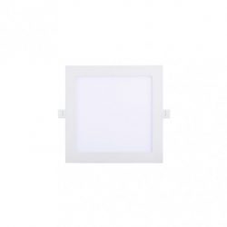 Downlight Basalto 12w 6500k Blanco Cuadrado 1080lm 2,5x17x17 Cm Corte 15,5×15,5 Cm10943