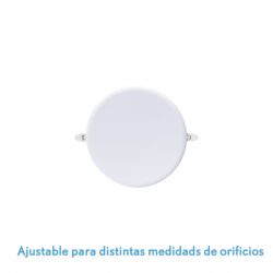 Downlight Led Smd Migmatita 18w 6500k Blanco 1800lm 2x12x12 Cm Corte Ajustable (7-10,8)10999