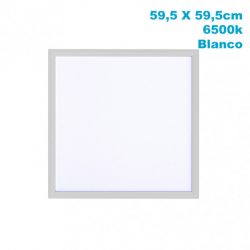 Panel Led 48w 6500k Lino Blanco 4800lm  1×59,5×59,5 Cm Corte 59×59 Cm11255