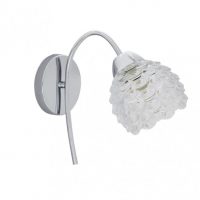 Aplique Bagan 1xe14 Cromo 26x27x12 Cm