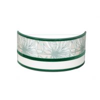 Aplique Caledonia 1xe27 Blanco/verde 15,5x33x13cm