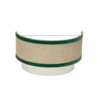 Aplique Cornalina 1xe27 Beis/verde 30d