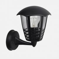 Aplique Ext. Aluminio Alnilan 1xe27 Negro Ip44 24x21,5x18 Cm