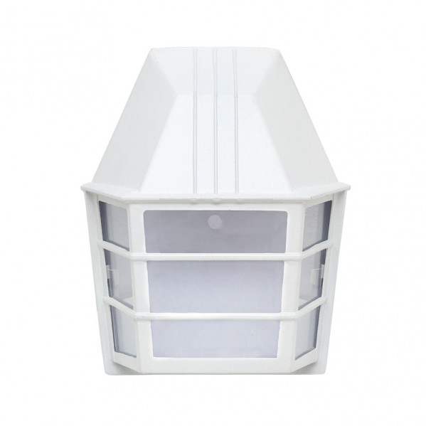 Aplique Exterior Aluminio Acrux 1xe27 Blanco Ip23 24x20x11,5 Cm