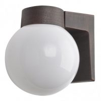 Aplique Exterior Aluminio Procyon 1xe27 Marron 18x15x18 Cm Ip44