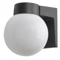 Aplique Exterior Aluminio Procyon 1xe27 Negro 18x15x18 Cm Ip4