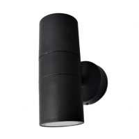 Aplique Exterior Becala 2xgu10 Negro Ip44 15,2x7,3x11,3 Cm
