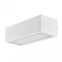 Aplique Exterior Conga Blanco 1xe27 Ip54 8x26x10,8 Cm