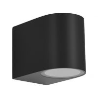 Aplique Exterior Gacela 1xgu10 Negro Ip44 8x7x9 Cm