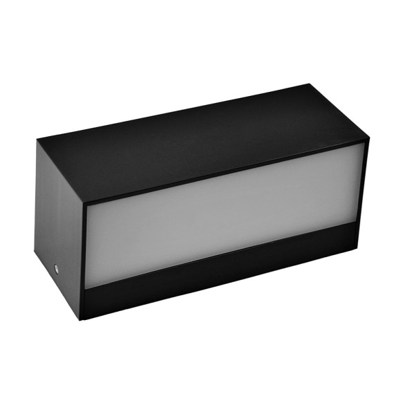 Aplique Exterior Masala 1xe27 Negro Ip65 Policarbonato 9x23x10,1 Cm