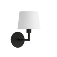 Aplique Paraiso 1xe14 Negro/blanco 27x15x25cm