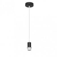 Arm.colgante P/pantalla Cara 1xe27 Negro Regx10x10 Cm