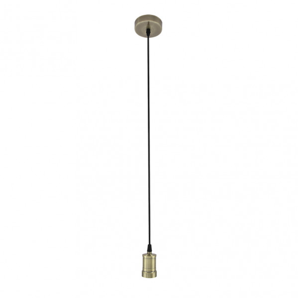 Arm.colgante Puja 1xe27 Cuero Regx10x10 Cm