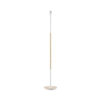 Arm.pie Salon Tropico 1xe27 Blanco/haya 148x25x25cm