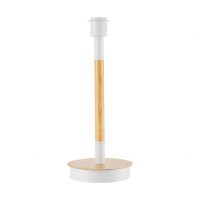 Arm.sobremesa Tropico 1xe14 Blanco/haya 33x13x13cm