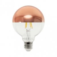 Bombilla 10w 4000k E27 Globo Reflector Oro Rosa 17,5x12,5x12,5 Cm