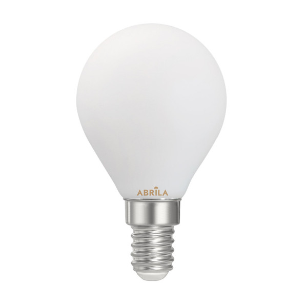 Bombilla Esferica Filam.opal 6w 6000k Abrila E14 540lm 7,8x4,5x4,5cm