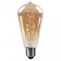 Bombilla Filamen.spiral Vert.pebetero 14x6,5d 4w 250lm E27 Ambar 2200k