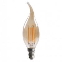 Bombilla Filamento Bohemia 11,5x3,5d 4w E14 Ambar 380lm 2700k