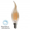 Bombilla Filamento Bohemia 12,3x3,5d 4w Regulable  E14 330lm Ambar 2700k