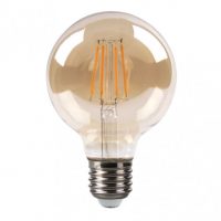 Bombilla Filamento Globo 12x8d 8w 750lm E27 Ambar 2700k