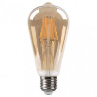 Bombilla Filamento Pebetero 14x6,5d 8w 750lm E27 Ambar 2700k