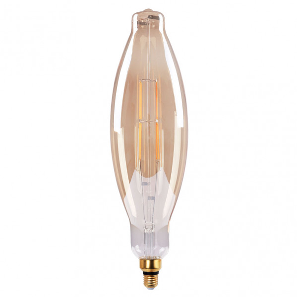 Bombilla Filamento Vela 43x12d 8w 850lm E27 Ambar Ambar 3000k