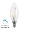 Bombilla Filamento Vela Clara 4w Regulable E14 10x3,5d 400lm 2700k - Imagen 2