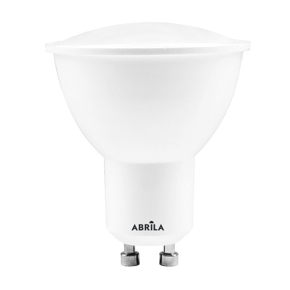 Bombilla Gu10 Dicroica 8w 3000k Abrila Dimable 760lm 5,5x5x5 Cm