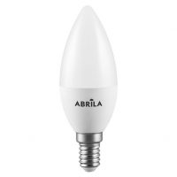 Bombilla Vela 7w 3000k Abrila E14 630lm 11x3,7x3,7 Cm