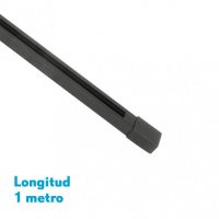 Carril Para Foco Pindal Negro 1m 2 Hilos 2x100x3,5 Cm