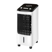 Climatizador Evaporativo Impala Blanco/negro 80w 3vel 4litros Oscilante,portatil C/acumulador De Frio 57x26,5x23