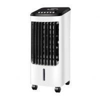 Climatizador Evaporativo Imperio Blanco/negro 80w 3vel 4litros Oscilante,c/acumulador De Frio,remoto Y Temporizador 57x26,5x23cm