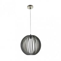 Colgante Bubinga Bola 1xe27 Madera Cafe Regx35x35 Cm