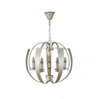 Colgante Capuchina 5xe14 Champagne Regx53x53 Cm