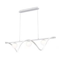 Colgante Century Blanco 151w 3000-4000-6000k 12590lm C/luz Ambiente, Remoto, Reg.intensidad Regx120x26cm