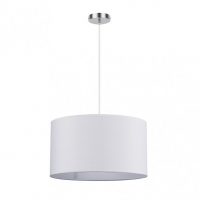 Colgante Chanza 2xe27 Cromo/blanco Regx40x40 Cm