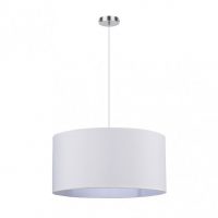 Colgante Chanza 3xe27 Cromo/blanco Regx50x50 Cm