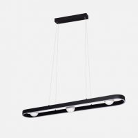 Colgante Fermoselle 26w+9w 4000k Negro Regx107,5x15cm 2975lm