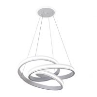 Colgante Free Blanco 161w 3000-4000-6000k 13416lm  C/luz Ambiente Remoto Y Reg.intensidad Regx55x55cm