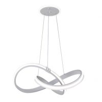 Colgante Glow Blanco 129w 3000-4000-6000k 10920lm  C/luz Ambiente Remoto Y Reg.intensidad Regx58x58cm