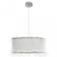 Colgante Hilos 1xe27 Blanca Regx50x50 Cm