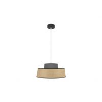 Colgante Jia 1xe27 Natural/gris Regx40x40 cm