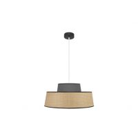 Colgante Jia 1xe27 Natural/gris Regx50x50 cm