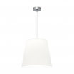Colgante Maldivas 1xe27 Cromo/blanco Regx40x40 Cm