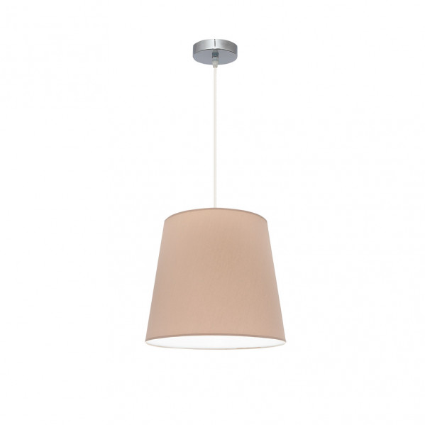 Colgante Maldivas 1xe27 Cromo/piedra Regx35x35 Cm