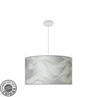 Colgante Moda 3xe27 Blanco/ola Gris Regx50x50cm C/difusor