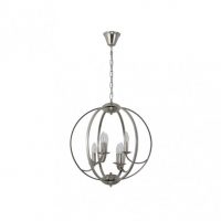 Colgante Narciso 6xe14 Niquel Regex51x51 Cm